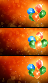 动感气球动态背景视频