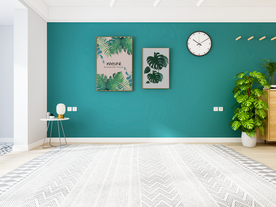 背景墙 北欧风客厅沙发3D空景