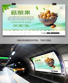 茹娘果易拉宝挂画单页展板展架