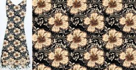 大花服装花型设计