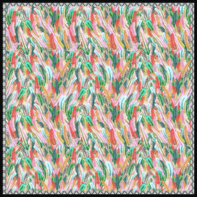 牌羽毛分层方巾