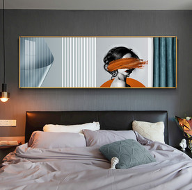 爱马仕人物装饰画