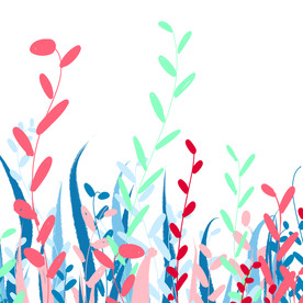 卡通手绘植物元素