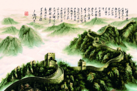 万里长城背景墙