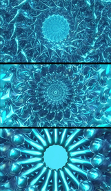 蓝色动态舞台魔幻背景视频