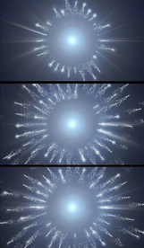 粒子光圈烟花扩散特效背景