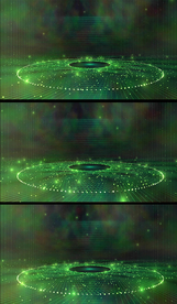 粒子星盘梦幻空间特效背景