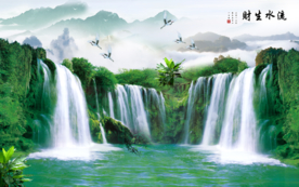 山水画水墨山水画 意境山水