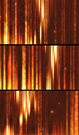 金色蜂窝粒子波浪金属质感特效