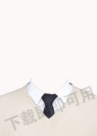 男学生证件照正装