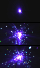 粒子花朵扩散流星特效背景