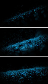 唯美蓝色跳动粒子背景视频