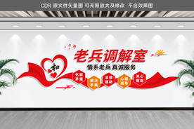 老兵调解室文化墙