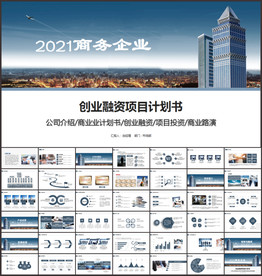 企业创业项目商业计划书PPT