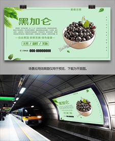 黑加仑展板展架挂画海报灯箱