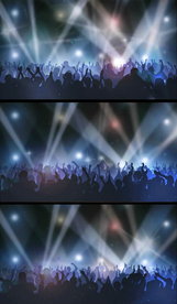 动感DJ现场观众喝彩蹦迪视频