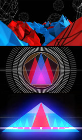 动感节奏VJ舞台特效背景