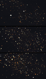 金色粒子飘散带透明通道背景