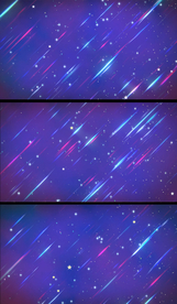 梦幻炫酷流星雨视频背景