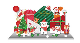 圣诞节背景效果图