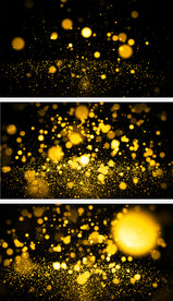 4k金色粒子晚会舞台视频