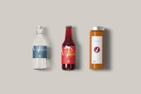 酒水logo饮料包装样机