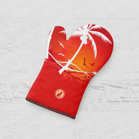 品牌logo防烫手套