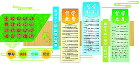 督学教育形象墙