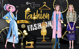 现代简约黑金服装店工装背景墙