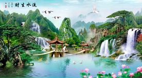 山水画 水墨山水画 意境山水画