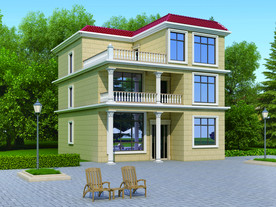 外墙砖效果图 自建房