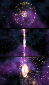 4K金色奢华粒子蒲公英特效背