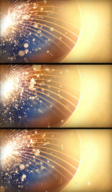 超炫金色粒子绽放视频背景