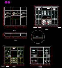 欧式酒柜下单图