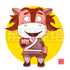 卡通马 十二生肖