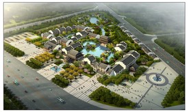 徽派园林设计效果图