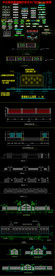 中式景观围墙围栏CAD图纸