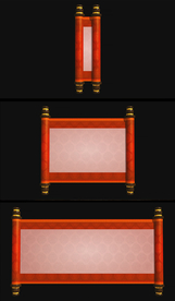 红色画轴展开通道视频素材