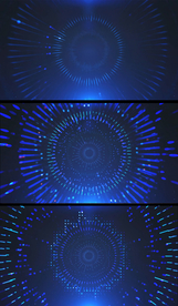 跳跃的圆形光点背景视频