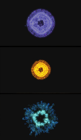 绚丽粒子形态舞台背景视频