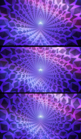 4K绚丽晶体旋转视频背景