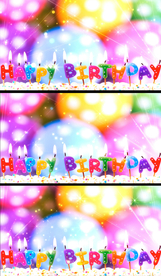 温馨生日蜡烛背景视频素材