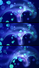 4K超清炫丽蓝色粒子背景视频