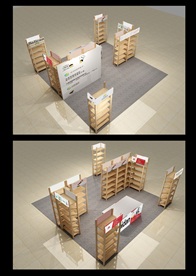 商场布置 超市货架 展览展示