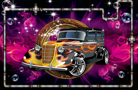 抽象炫酷立体网咖酒吧KTV背景