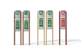 c4d 绿道指示牌导示牌