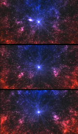 彩色高清粒子旋转视频背景