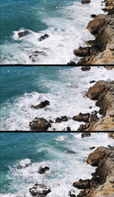 4K海浪拍打礁石视频素材