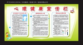 心理健康宣传栏
