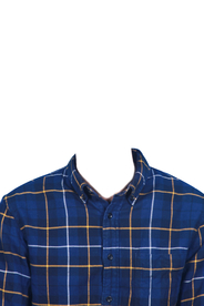 格子衬衣便服工作照证件照模板